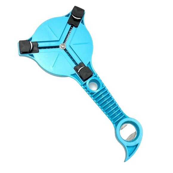 Kuhn Rikon 5-in-1 Jar & Bottle Opener NEW AQUA BLUE - Picture 2 of 4